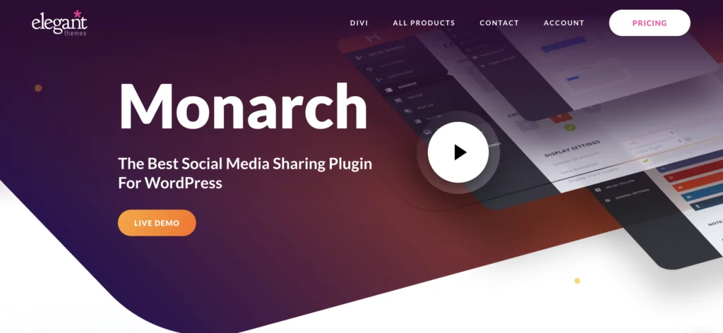 Monarch sidebar plugins for WordPress