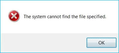 Sửa lỗi The system cannot find the file specified | Việt Nét