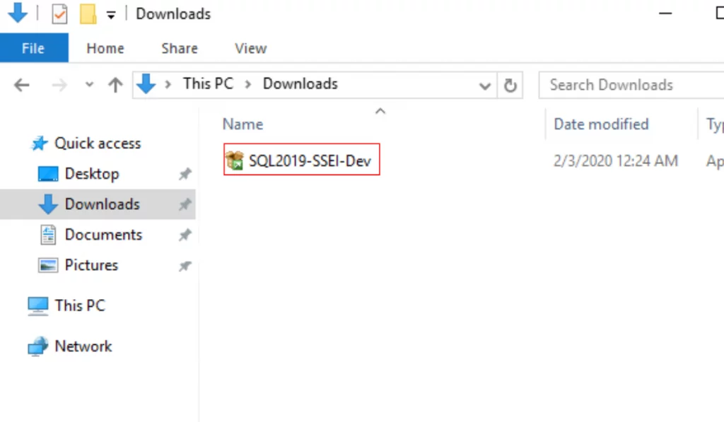 Tải SQL Server