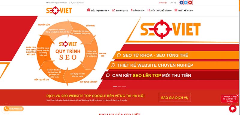 Quy trình dịch vụ seo tại Hồ Chí Minh của Seo Việt