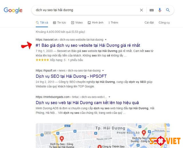 dịch vụ Seo tại Hải Dương